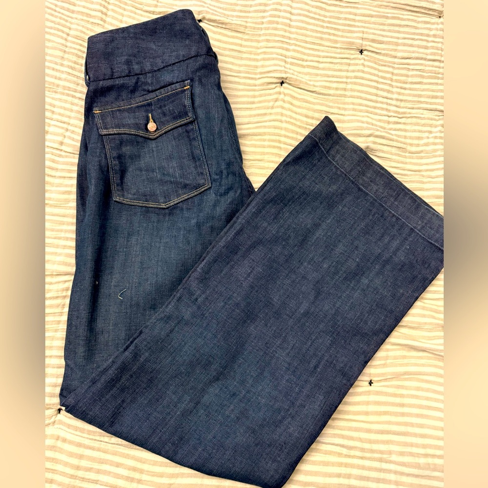 Circa 2011 Lucky Brand SOHO Wide Leg Trouser. Midrise Jeans